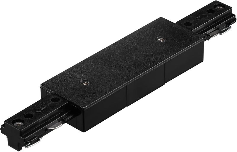 LEONLITE H Track Power Feedable I Connector, Single Circuit 3-Wire-1 Track Lighting Kit, UL Listed, Flame Retardant Material, Black - Image 1